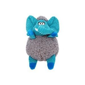 KONG Floofs Sherps Elephant Dog Toy Medium Squeaky Plush RSPF24 Grey Teal